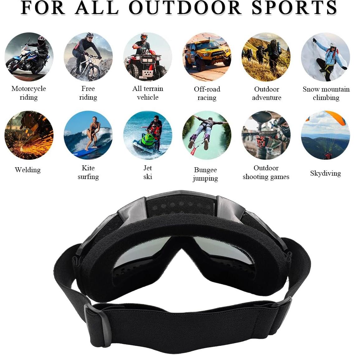 Gafas de Motocross Yourkar a Prueba de Viento y Polvo