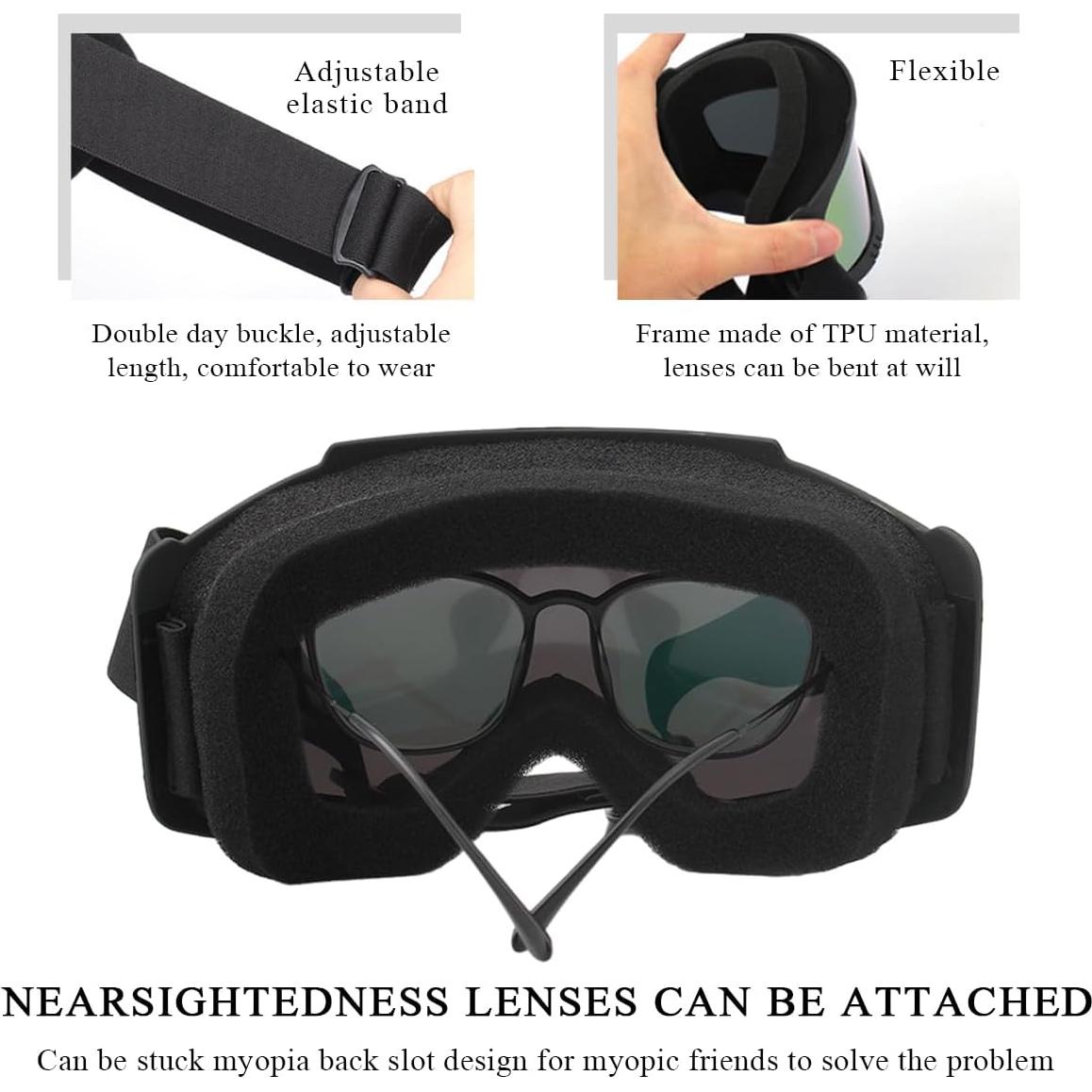 Gafas de Motocross Yourkar a Prueba de Viento y Polvo