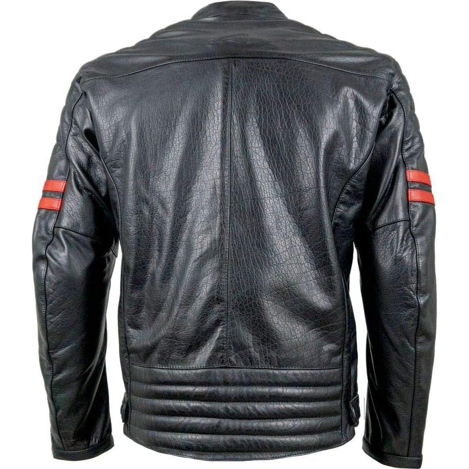 Chaqueta de Motocicleta AGVSPORT Flex Café, Cuero Premium CE Nivel 2