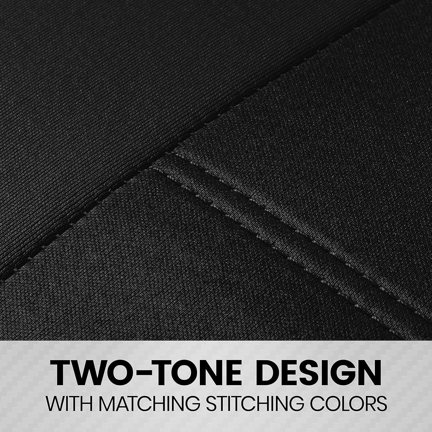 Cubiertas de Asientos BDK OS319 Ajuste Universal Negro Bicolor