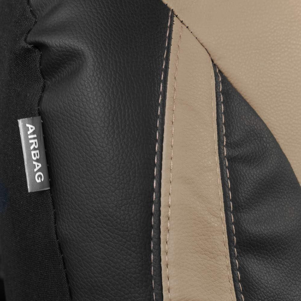 Cubiertas de Asientos Delanteros Motor Trend Snake Eyes Beige