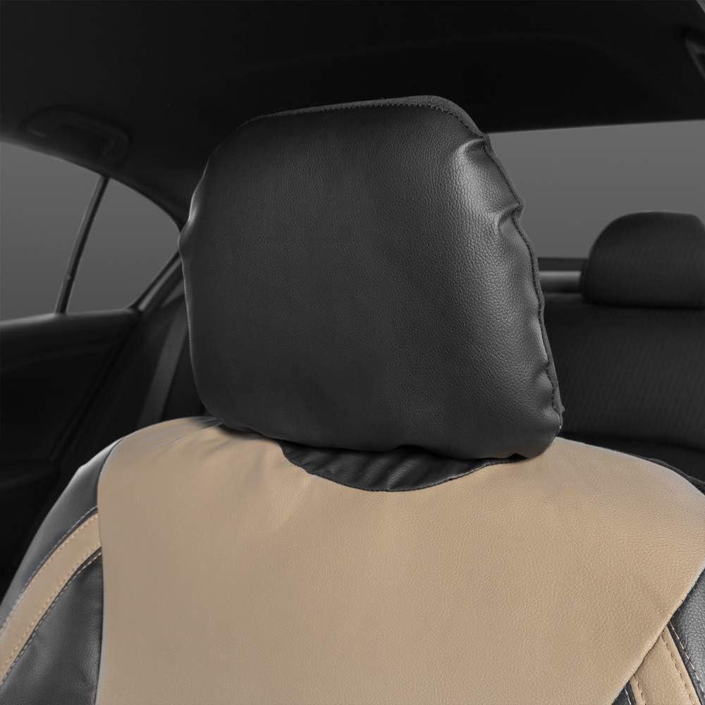 Cubiertas de Asientos Delanteros Motor Trend Snake Eyes Beige