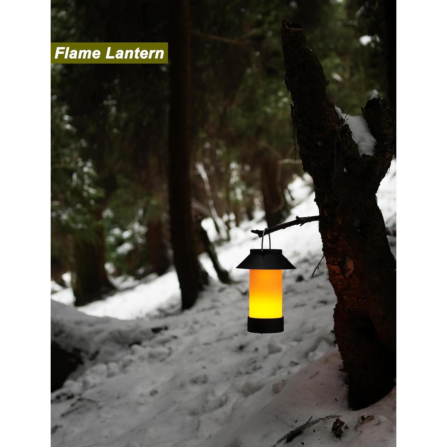 Lámpara de Mesa Inalámbrica Recargable Verde 4000mAh Efecto Llama