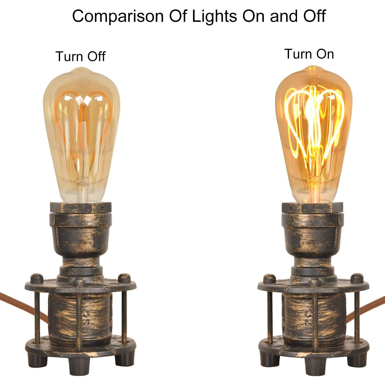 Base de Lámpara de Mesa Vintage JUNOLUX E26 Latón 13.2cm