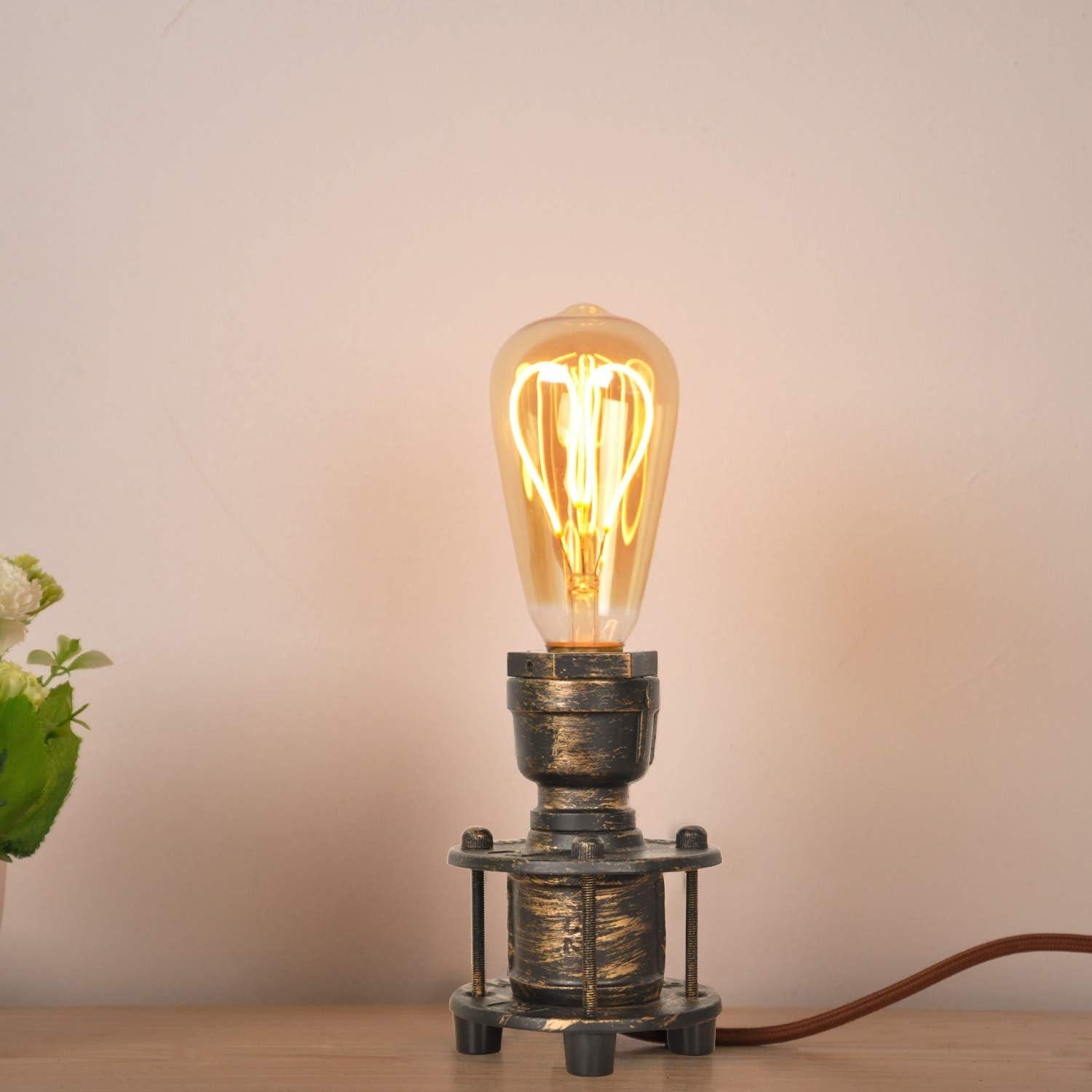 Base de Lámpara de Mesa Vintage JUNOLUX E26 Latón 13.2cm