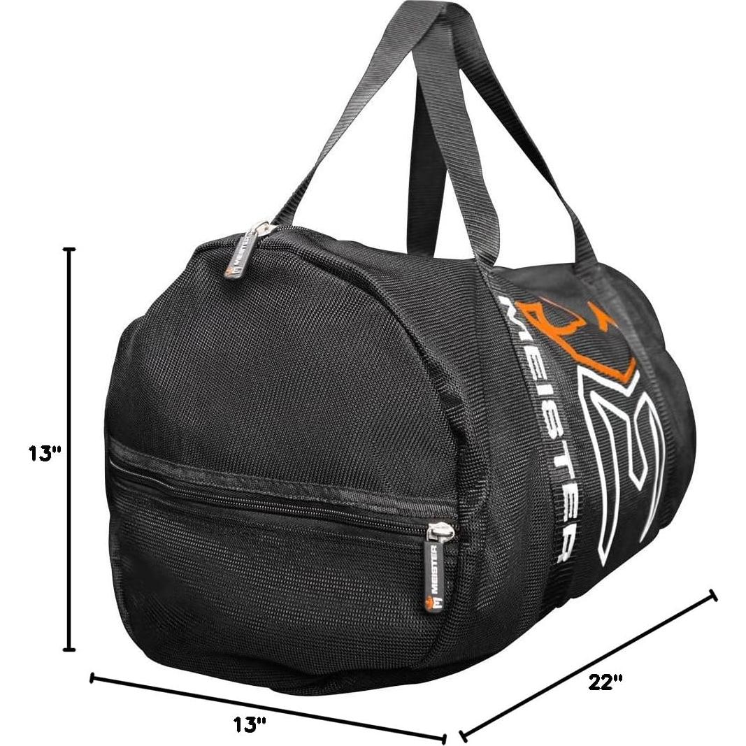 Bolsa de gimnasio Meister malla transpirable Clásica y X-Large