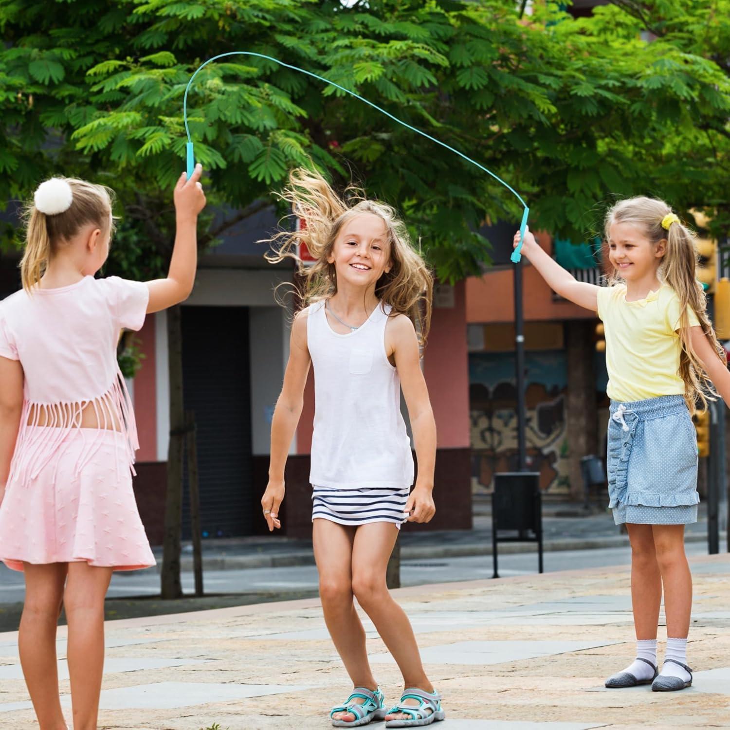 Cuerda de saltar Aodaer 2.8m ajustable para niños - PVC