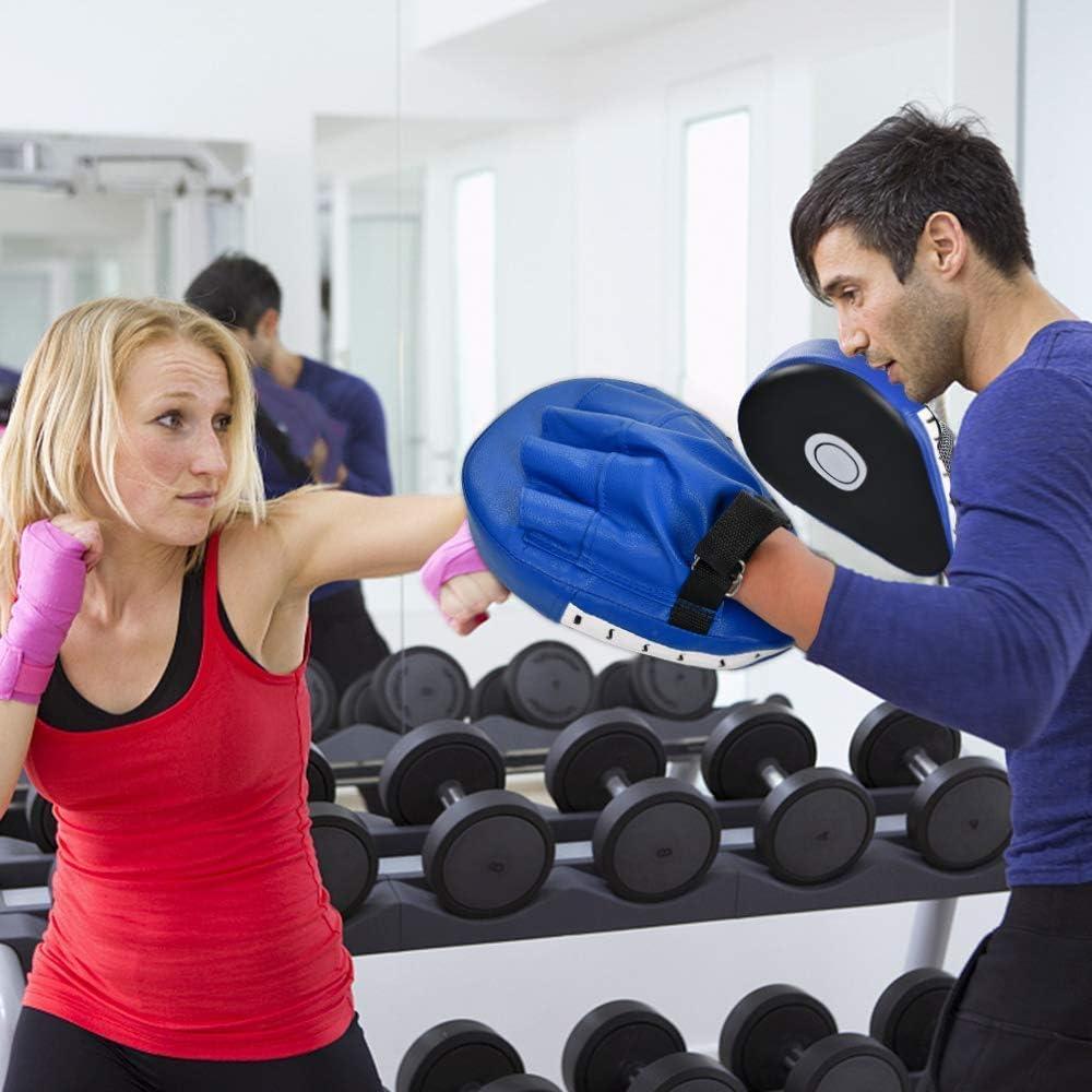 Guantes de Boxeo Oranlife 2PCS Cuero PU Entrenamiento MMA