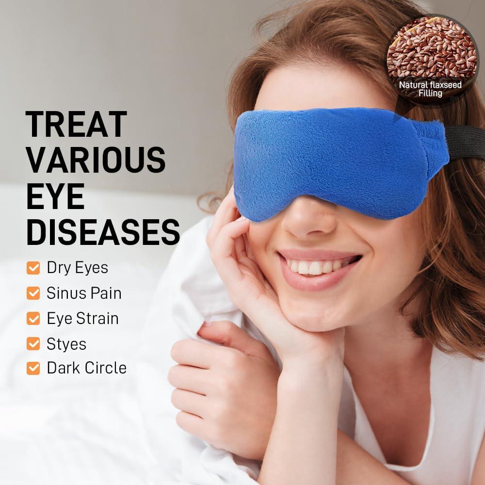 Máscara de Ojos Calentada MEISENHOME - Compresa Térmica Azul