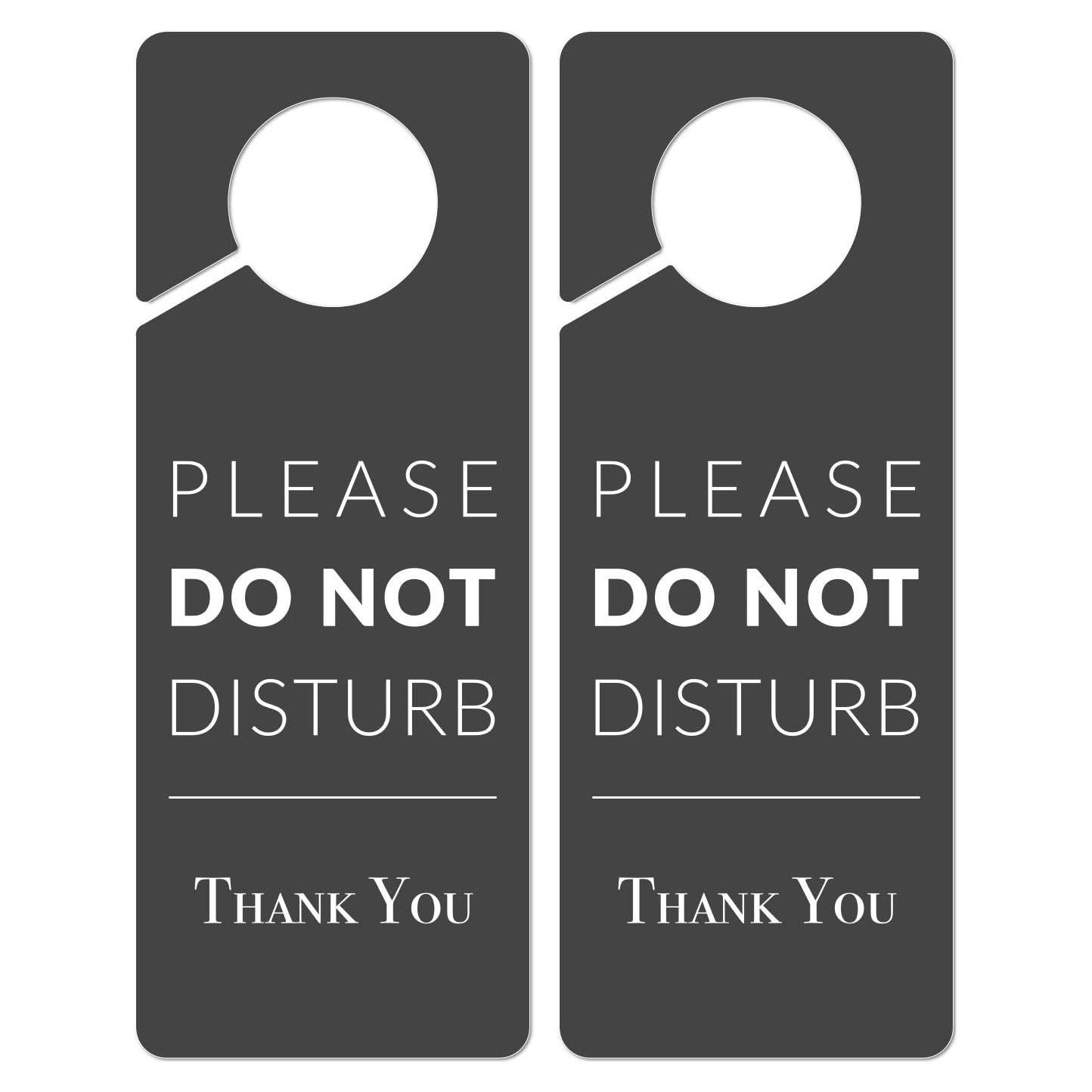 Cartel de No Molestar Fun-Plus PVC 2 Piezas 23.6x8.9cm