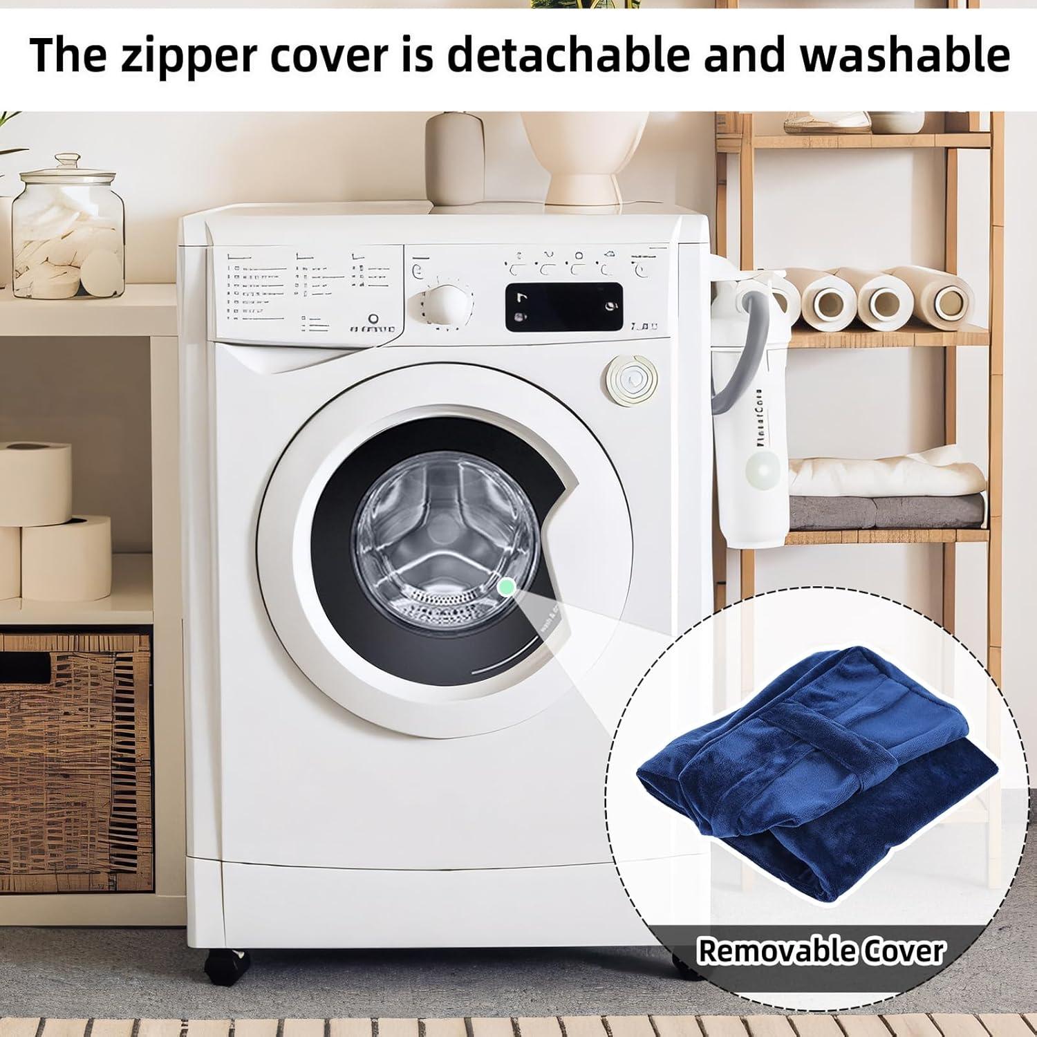 Almohada de Yoga GOFORIT 67.3x24.1x15.2 cm Azul Oscuro