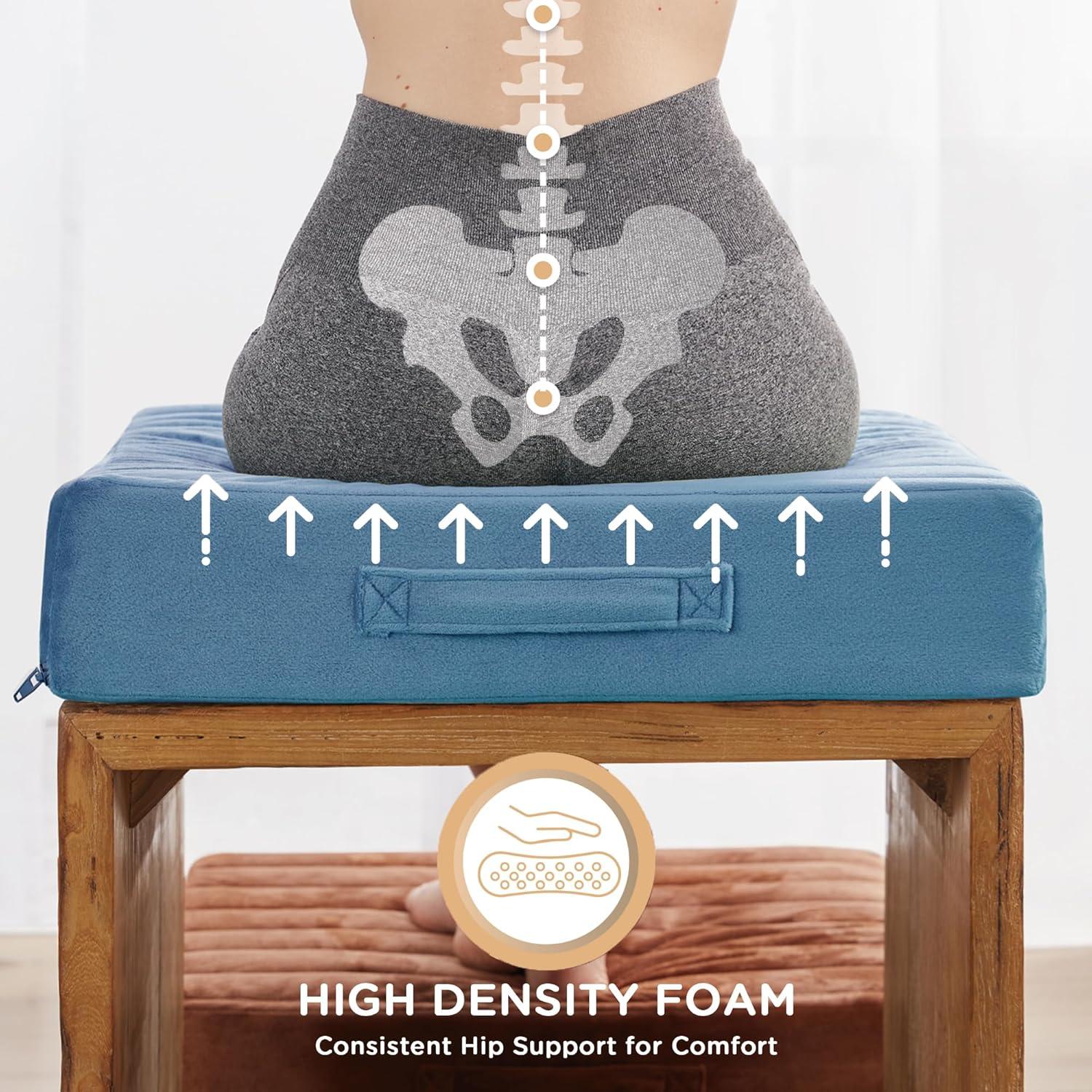 Cojín de Piso Codi Azul 55.88x55.88 cm Espuma Alta Densidad