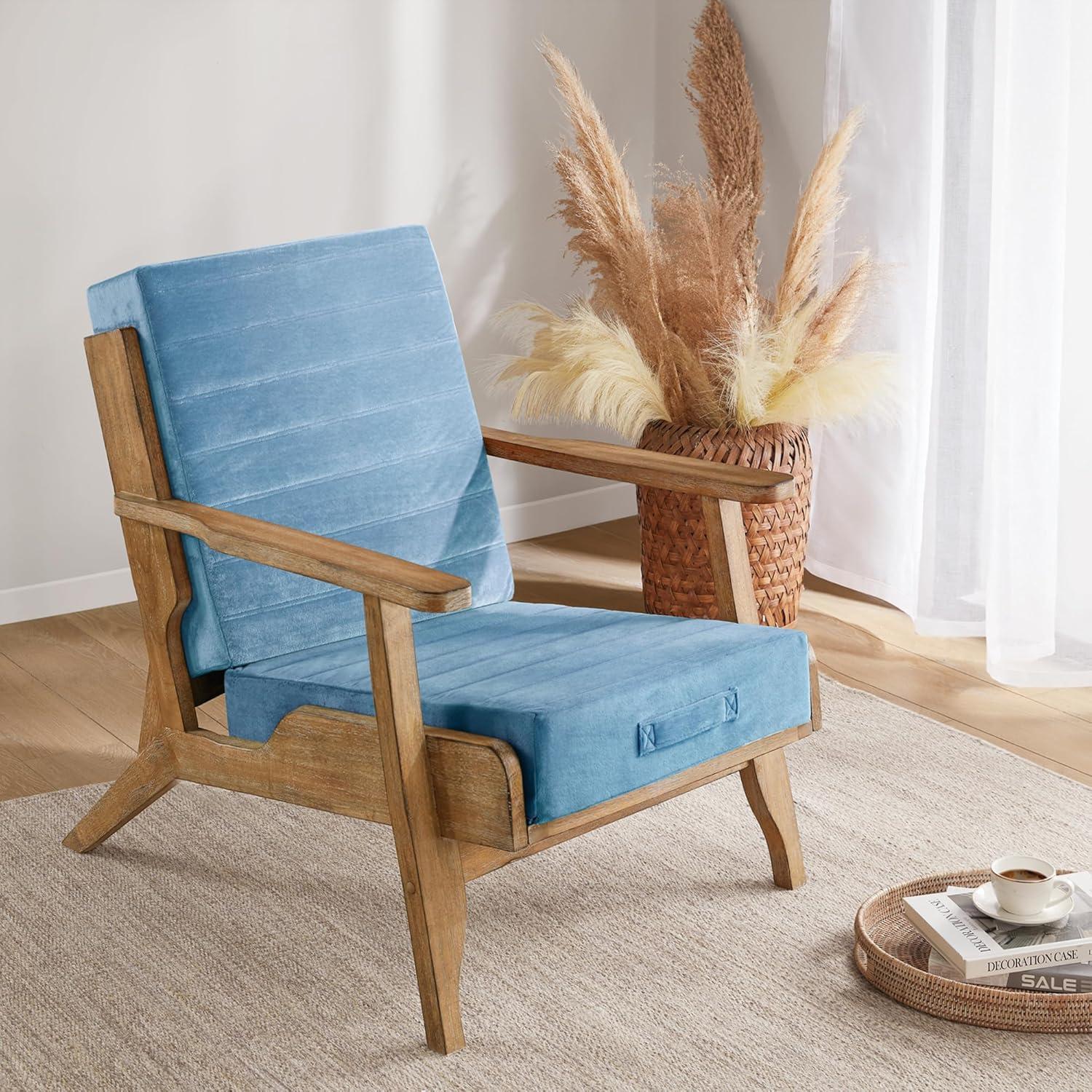 Cojín de Piso Codi Azul 55.88x55.88 cm Espuma Alta Densidad