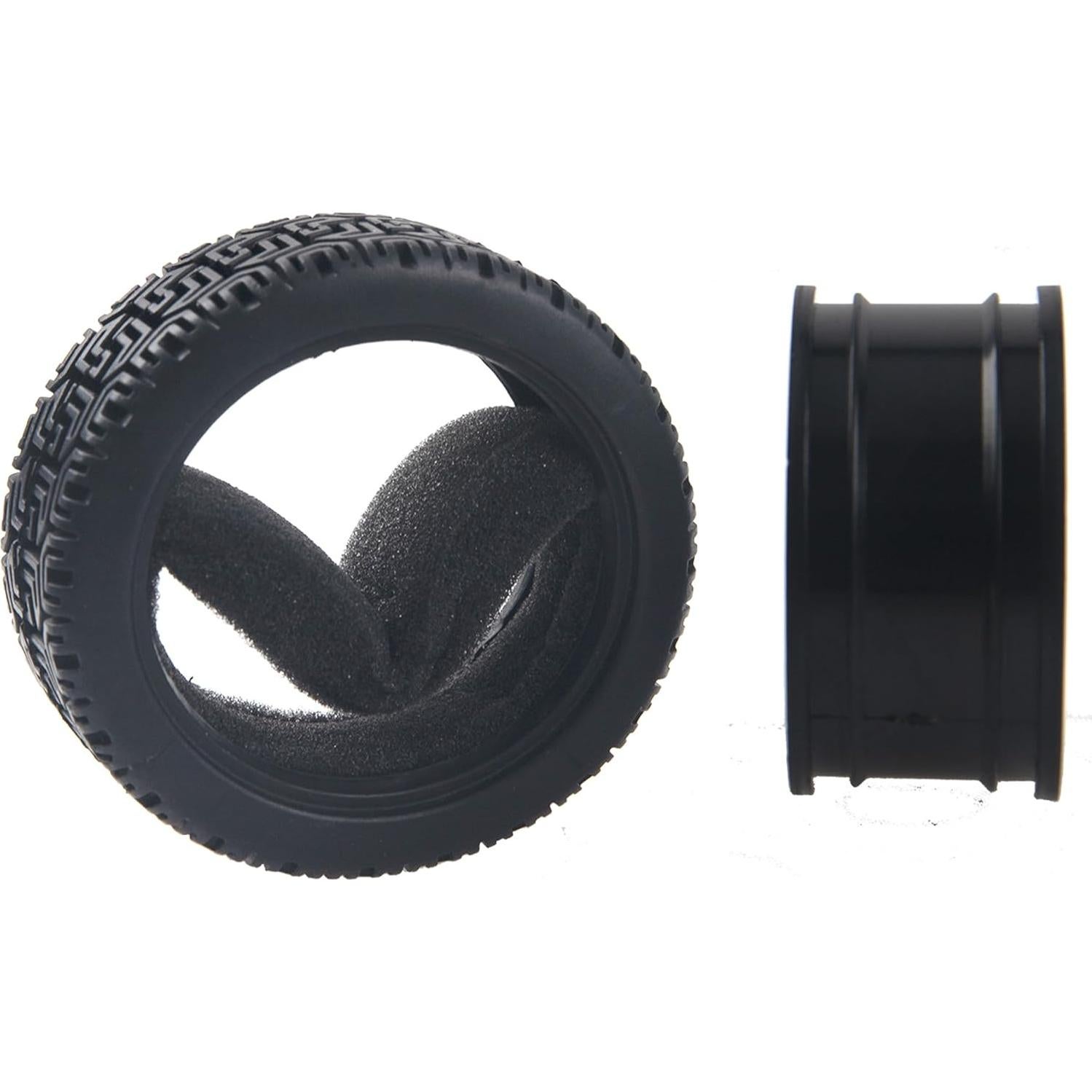 Llantas Hexagonales 12mm y Neumáticos de Goma HIRCQOO 1/10