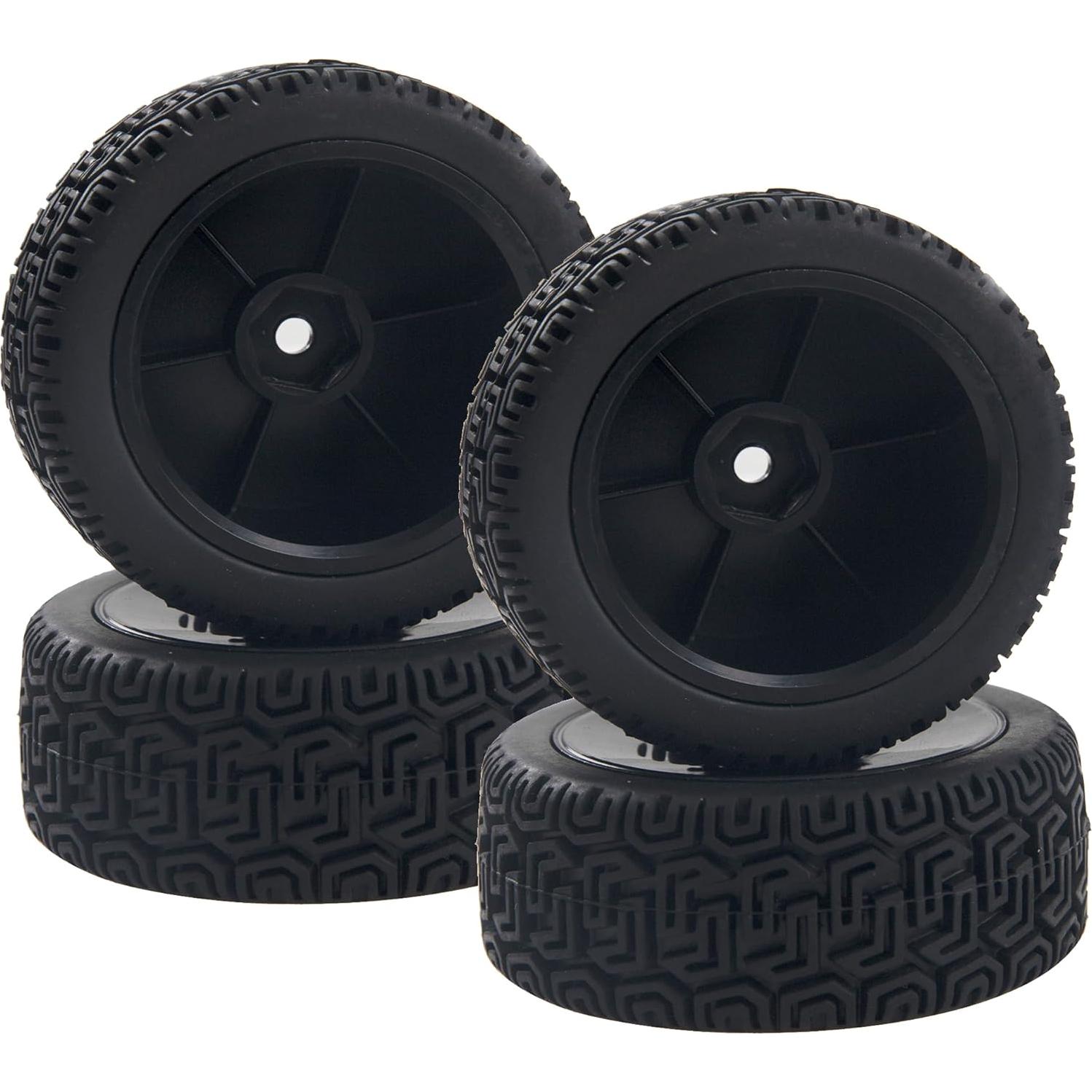 Llantas Hexagonales 12mm y Neumáticos de Goma HIRCQOO 1/10