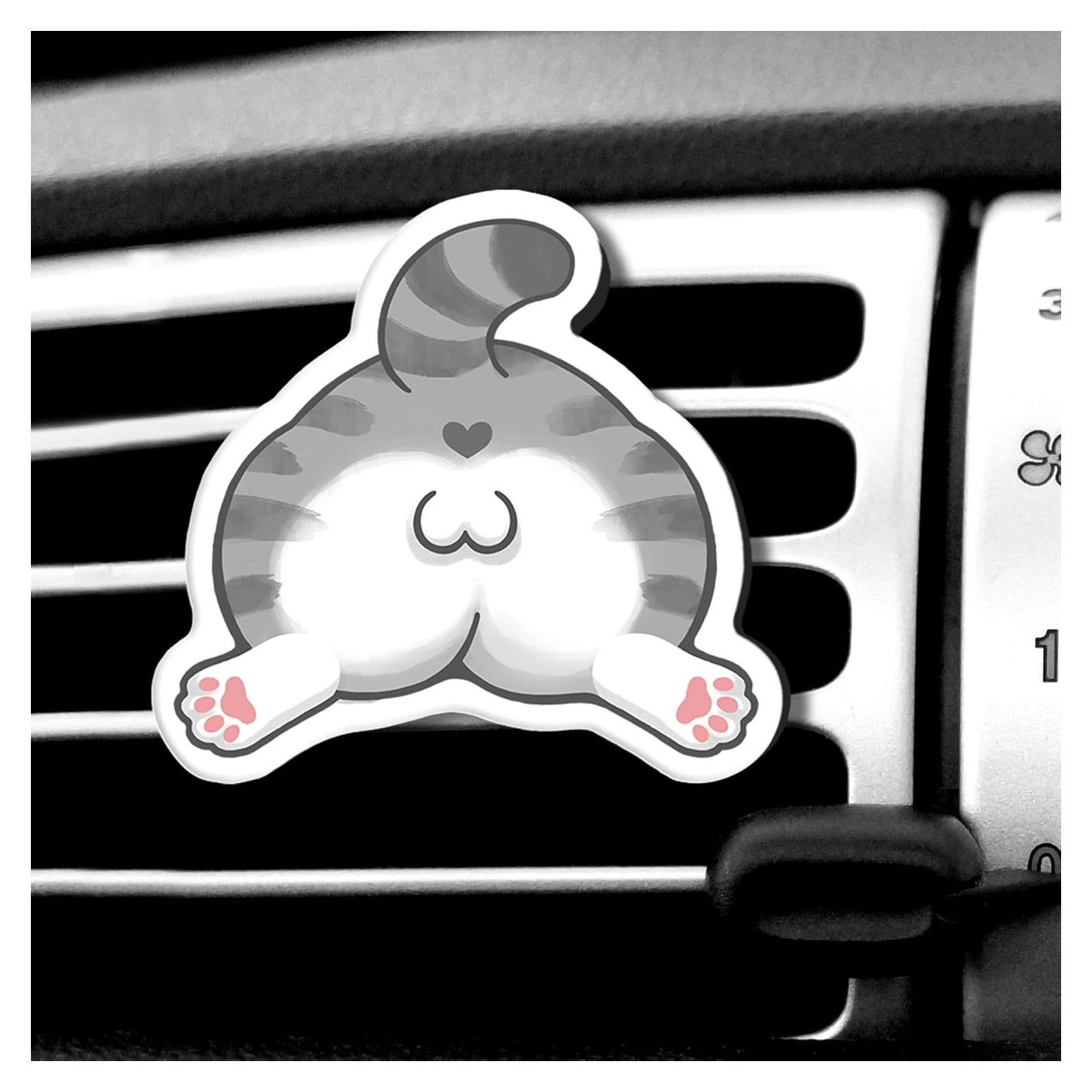 Aromatizante de Aire para Auto WIRESTER Clip Ventilación Gato