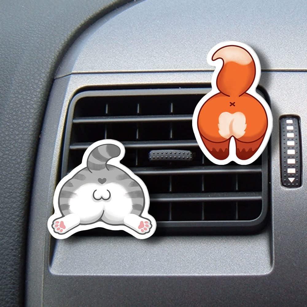 Aromatizante de Aire para Auto WIRESTER Clip Ventilación Gato