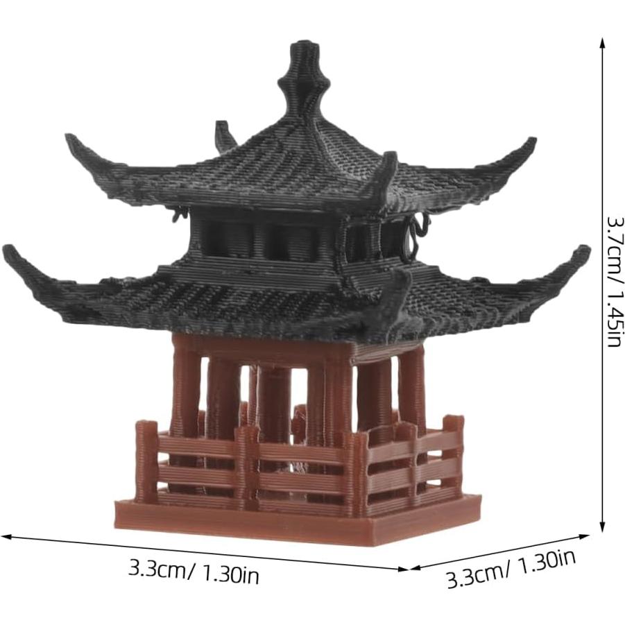 Estatua Miniatura de Pabellón SUPVOX 3.3 cm Plástico Multicolor