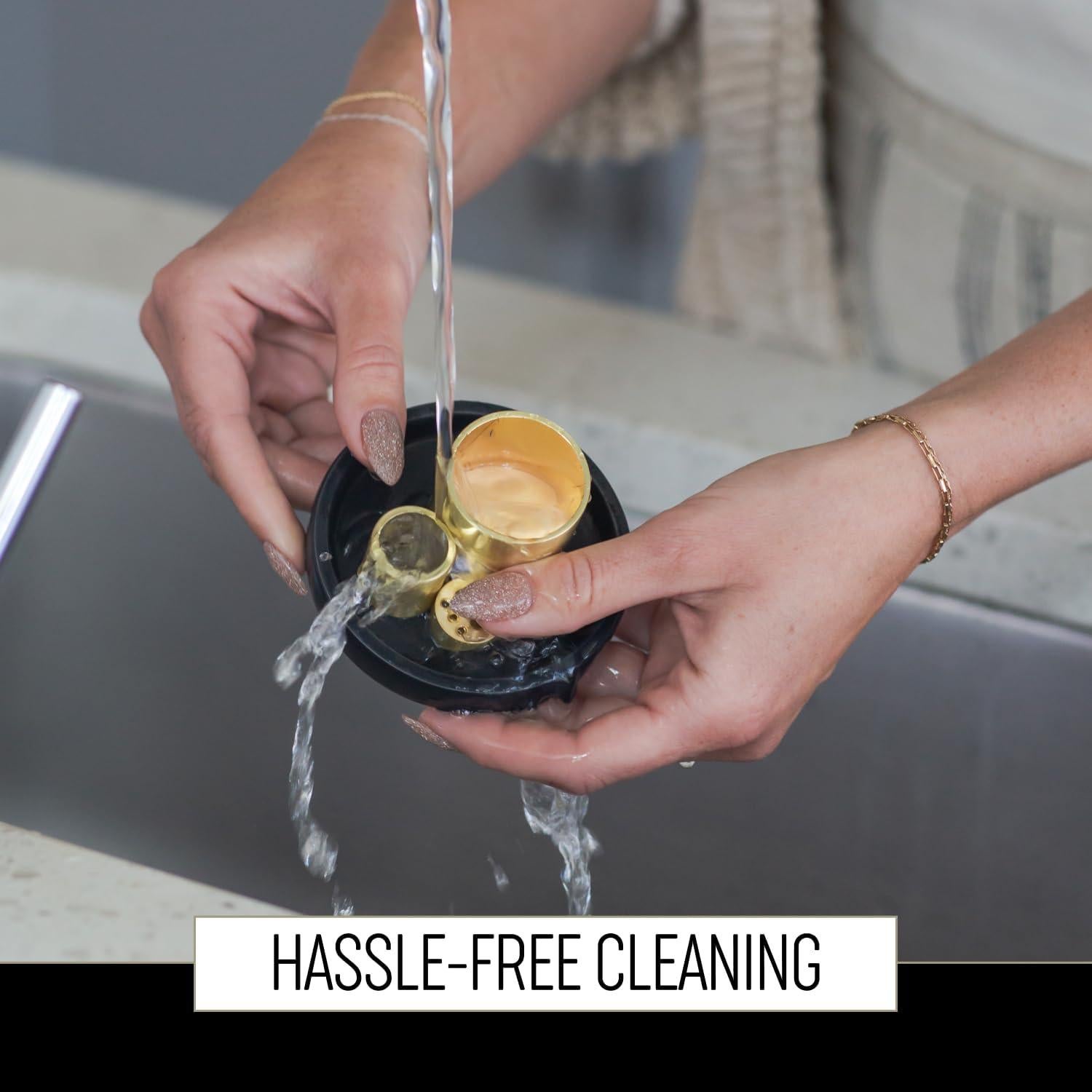 Quemador de Incienso Cerámico Wills and Elm Trio Negro 4 en 1