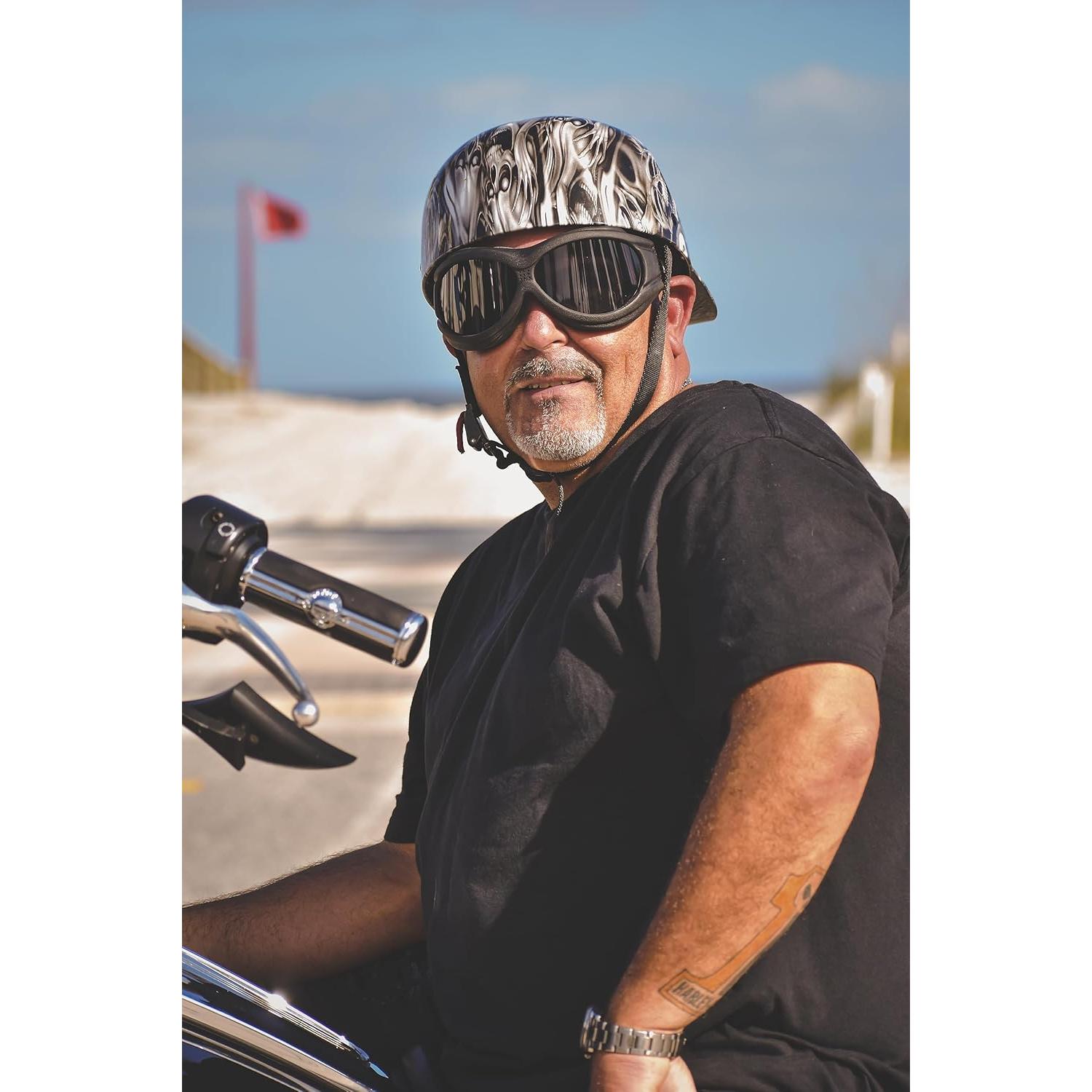 Gafas de Moto Big Ben Global Vision con Protección UV y Ajuste