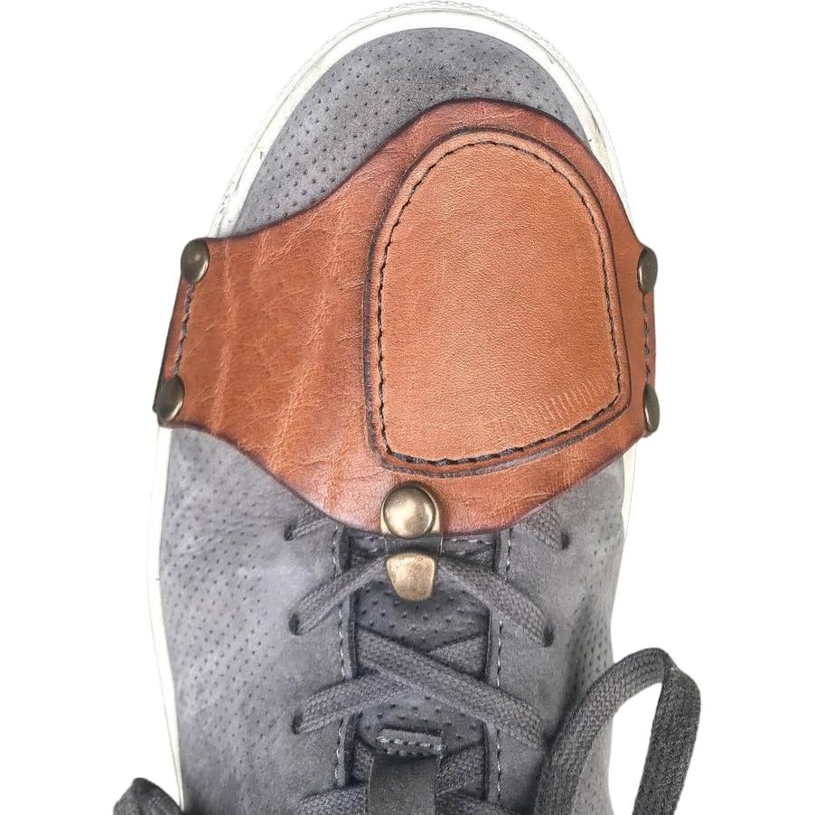 Cubierta Protectora para Botas de Motocicleta Negro - Cuero Genuino