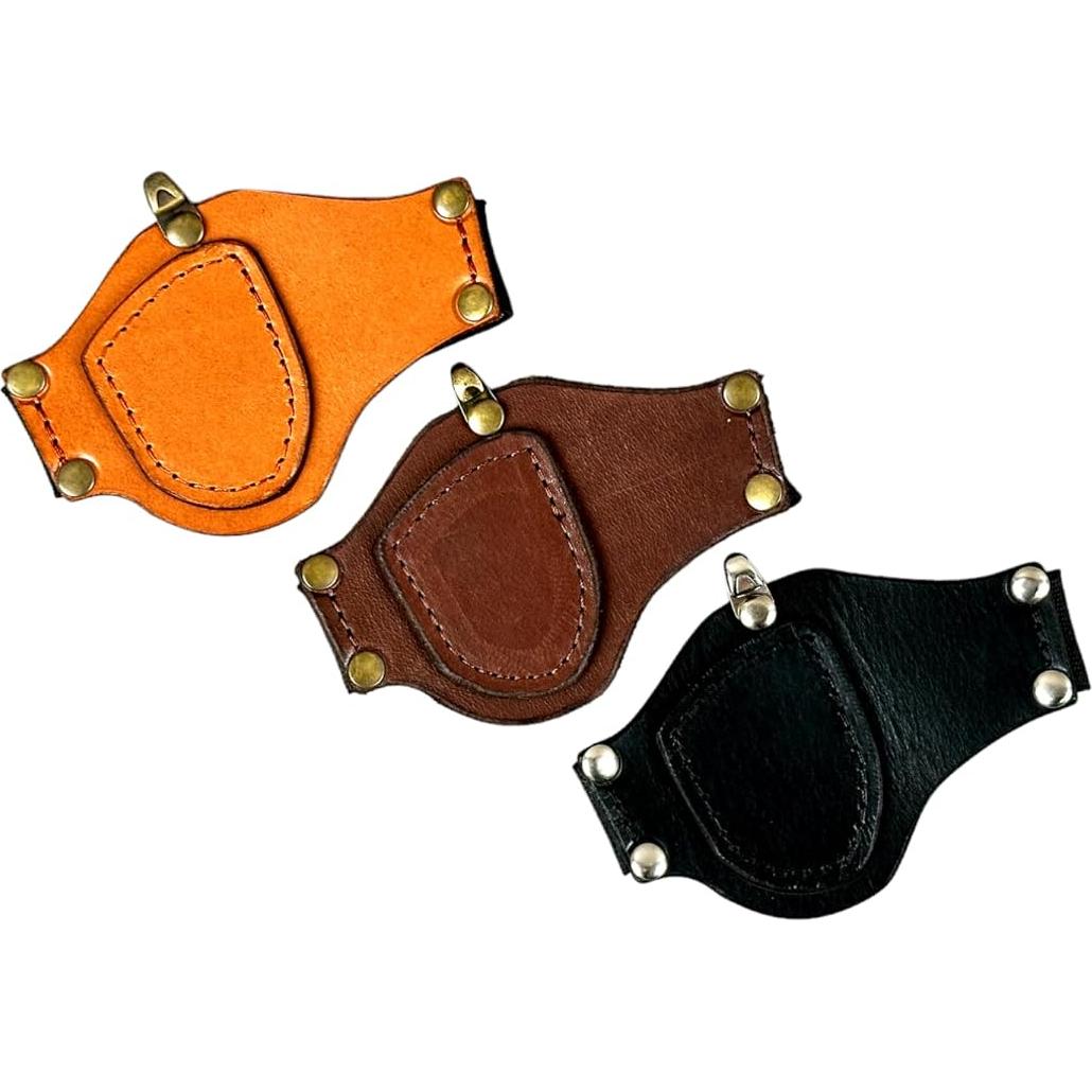 Cubierta Protectora para Botas de Motocicleta Negro - Cuero Genuino