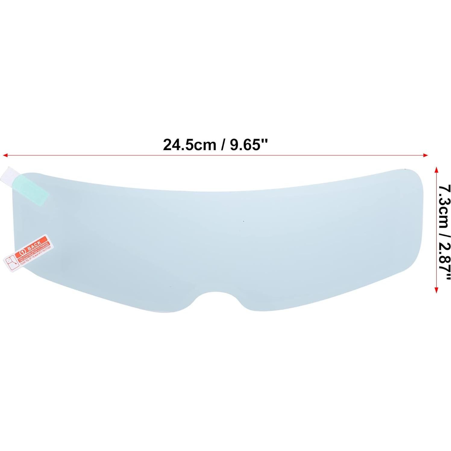 Película Antivaho para Casco de Motocicleta X AUTOHAUX 3 Piezas