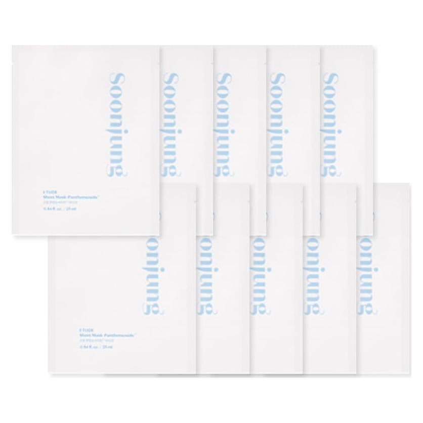 Mascarilla Facial ETUDE SoonJung 10 Piezas Hidratante Piel Sensible