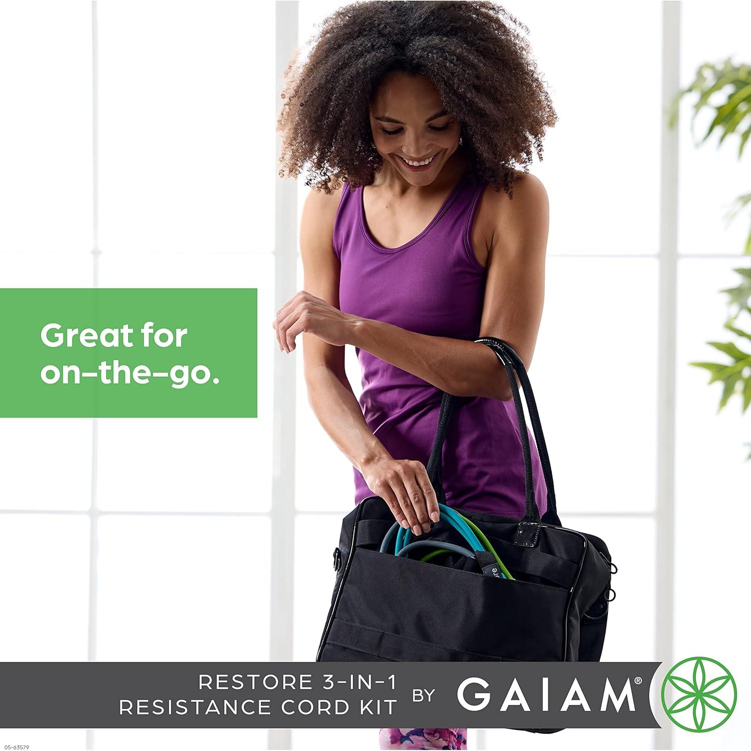 Kit de Banda de Resistencia 3-en-1 Gaiam para Ejercicio