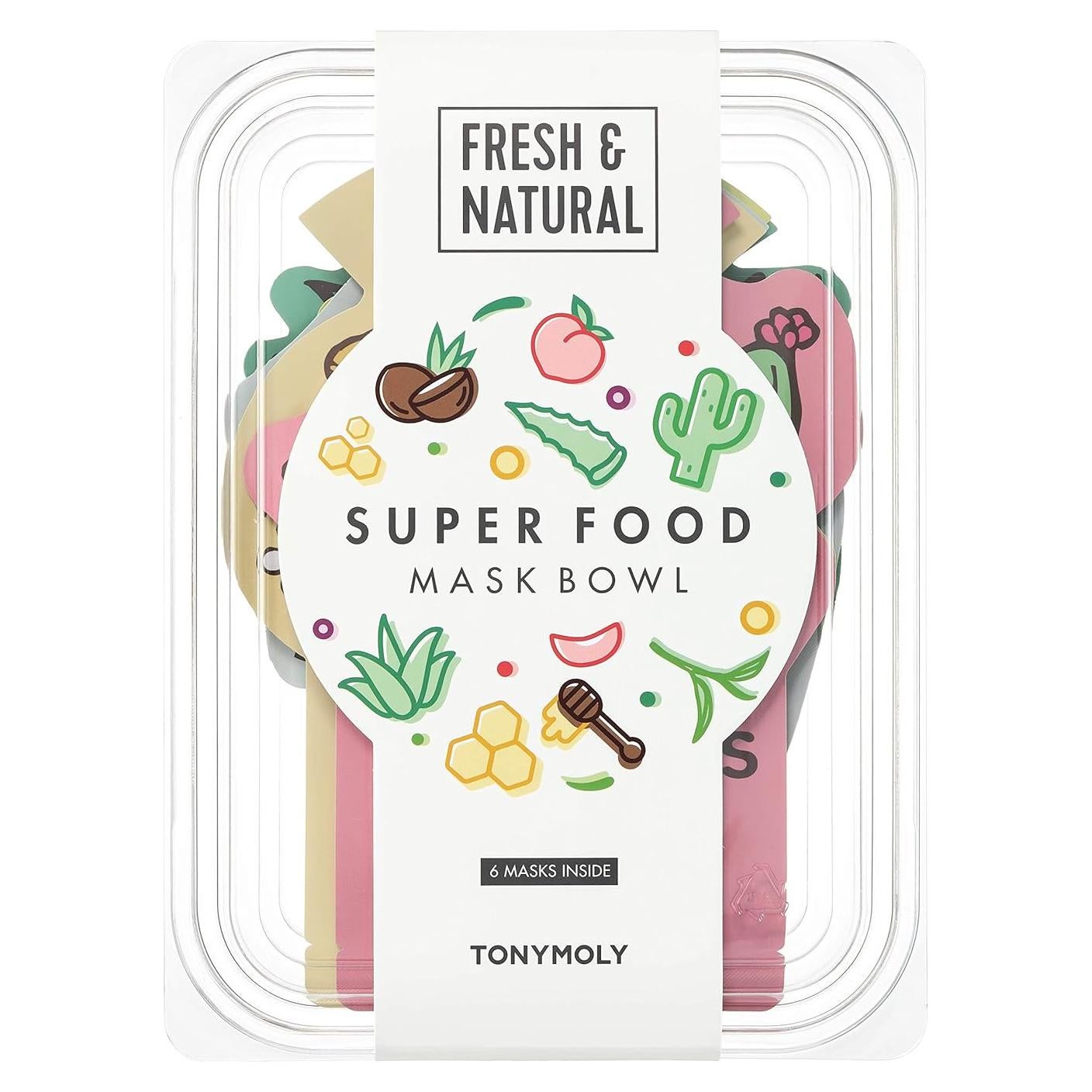 Mascarillas Faciales en Hoja TONYMOLY Super Food 21g