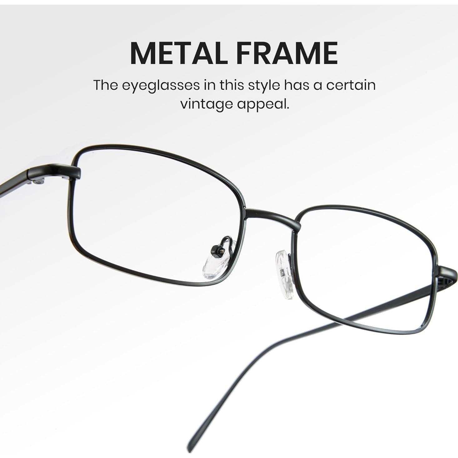 Gafas de Bloqueo de Luz Azul Cyxus 8160 Metal Rectangulares