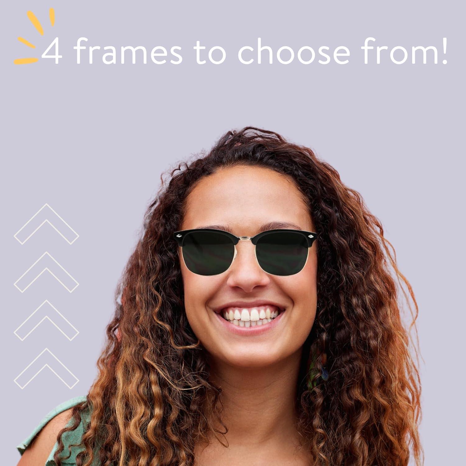 Gafas de sol ShadyVEU semirimless super oscuras UV 100%