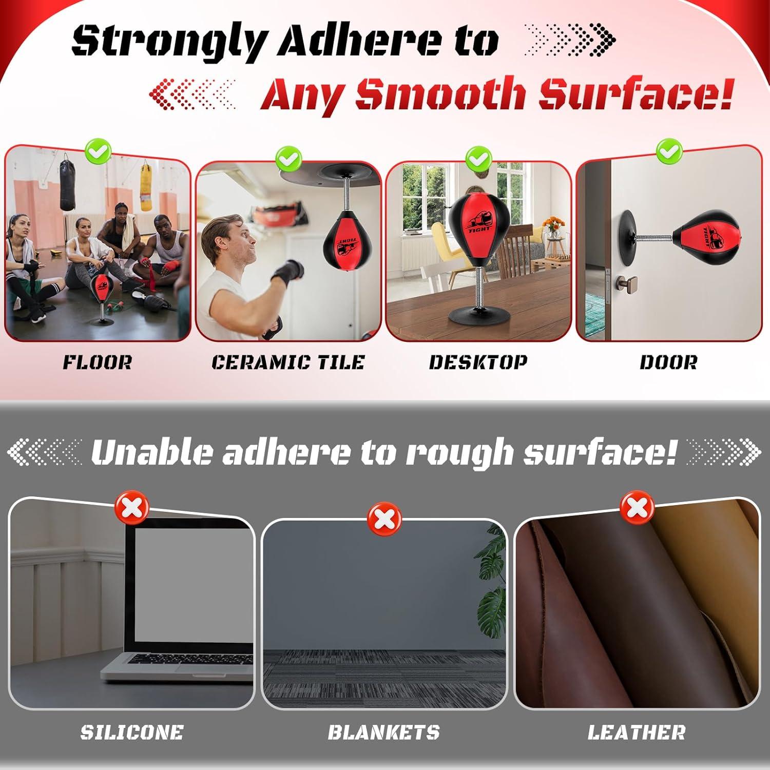 Bolsa de Golpes de Escritorio YORWHIN con Ventosa y Bomba