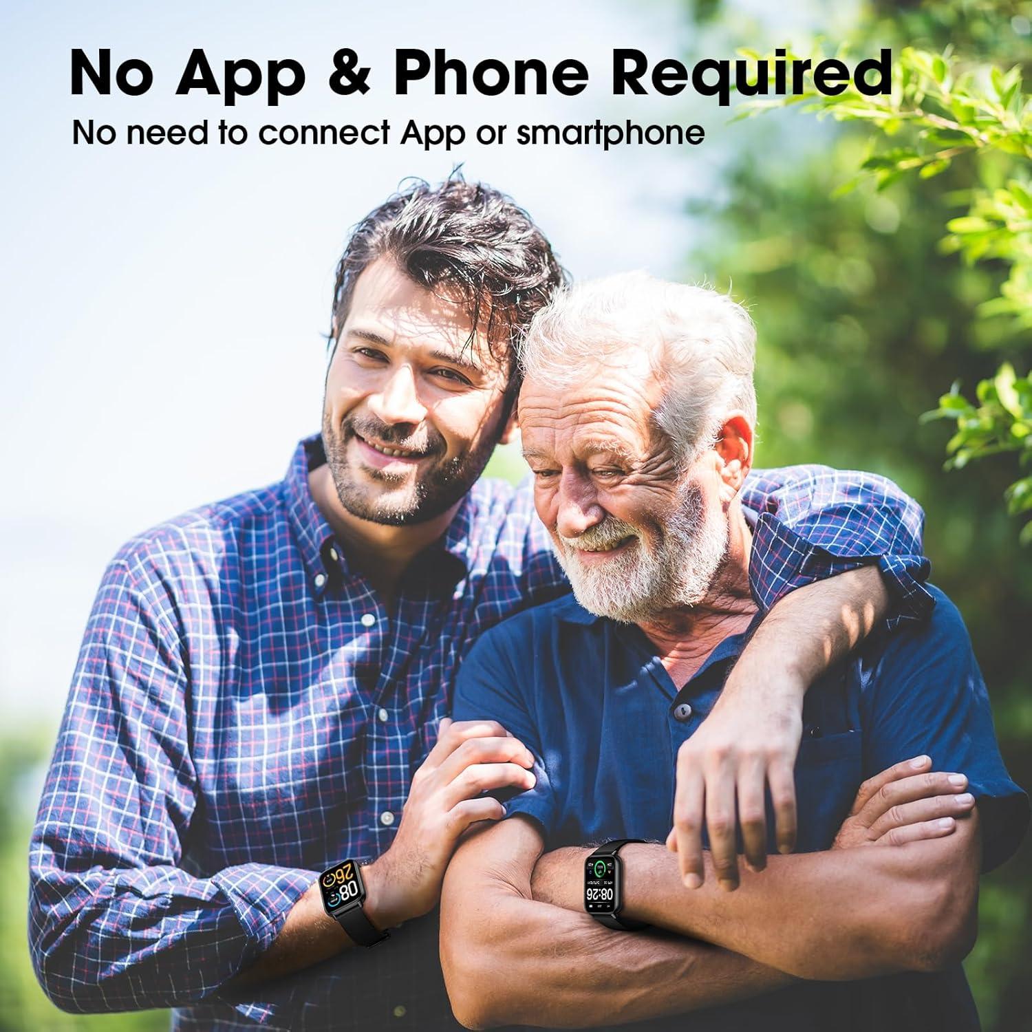 Reloj Inteligente Kummel Negro con Llamadas Bluetooth y Podómetro