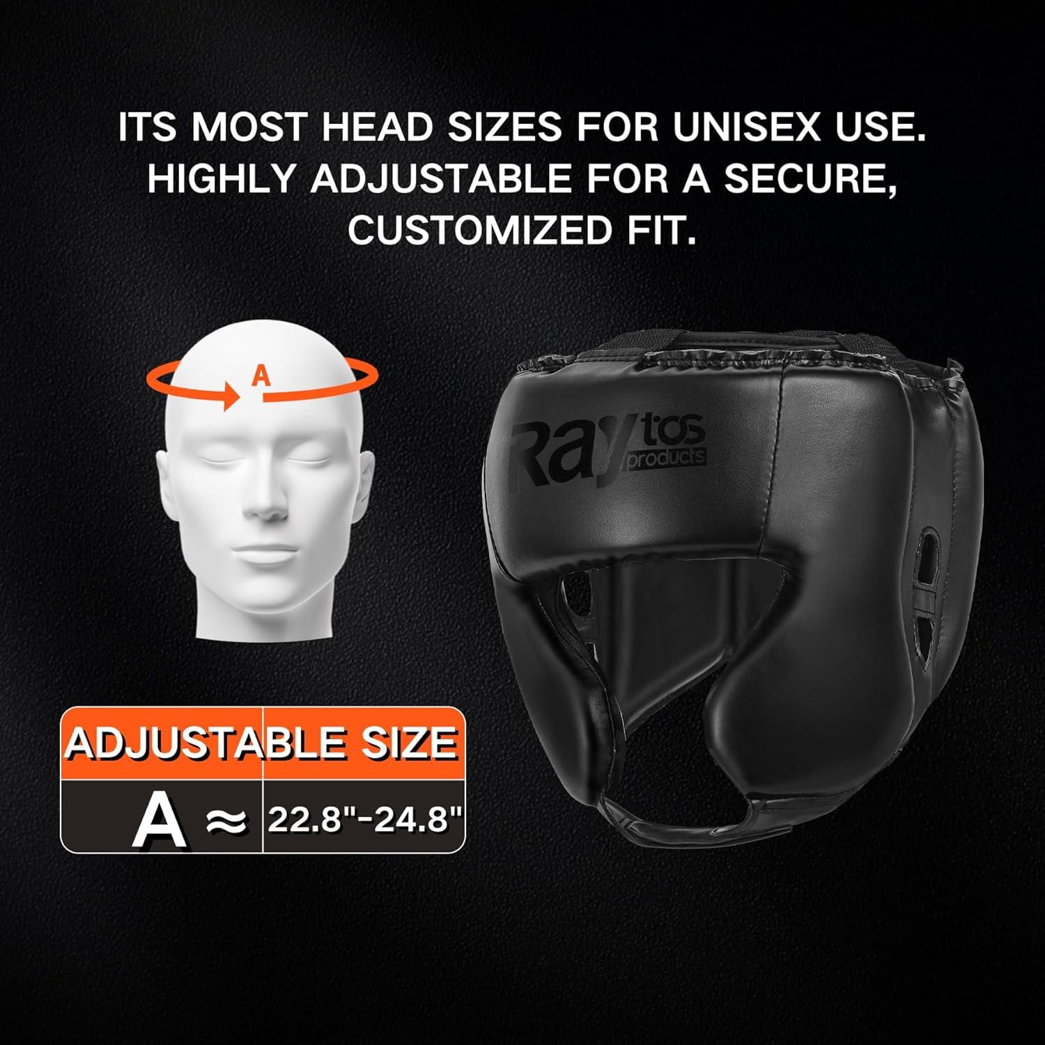 Cabezal de Boxeo Raytos RY-HT10 PU 210g Unisex 180° Visión