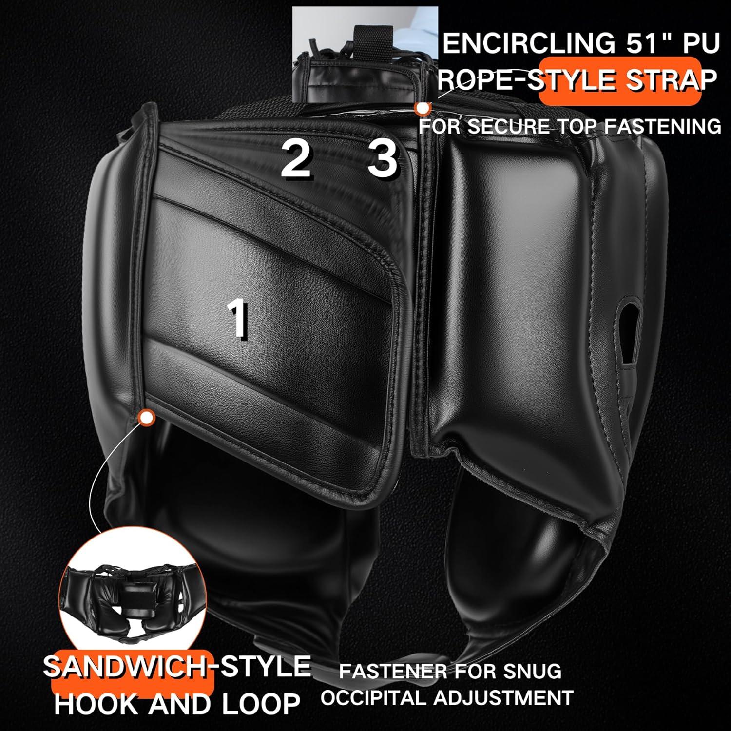 Cabezal de Boxeo Raytos RY-HT10 PU 210g Unisex 180° Visión