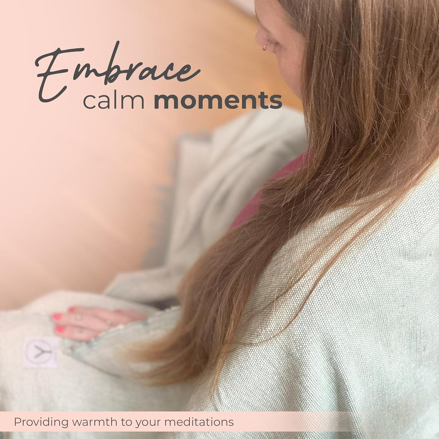 Manta de Yoga Gayo 100% Algodón Orgánico Eucalipto 228.6x149.9cm