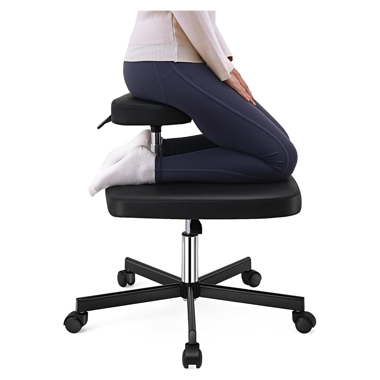 Silla de Meditación Ergonómica LHOOCX Ajustable Negro