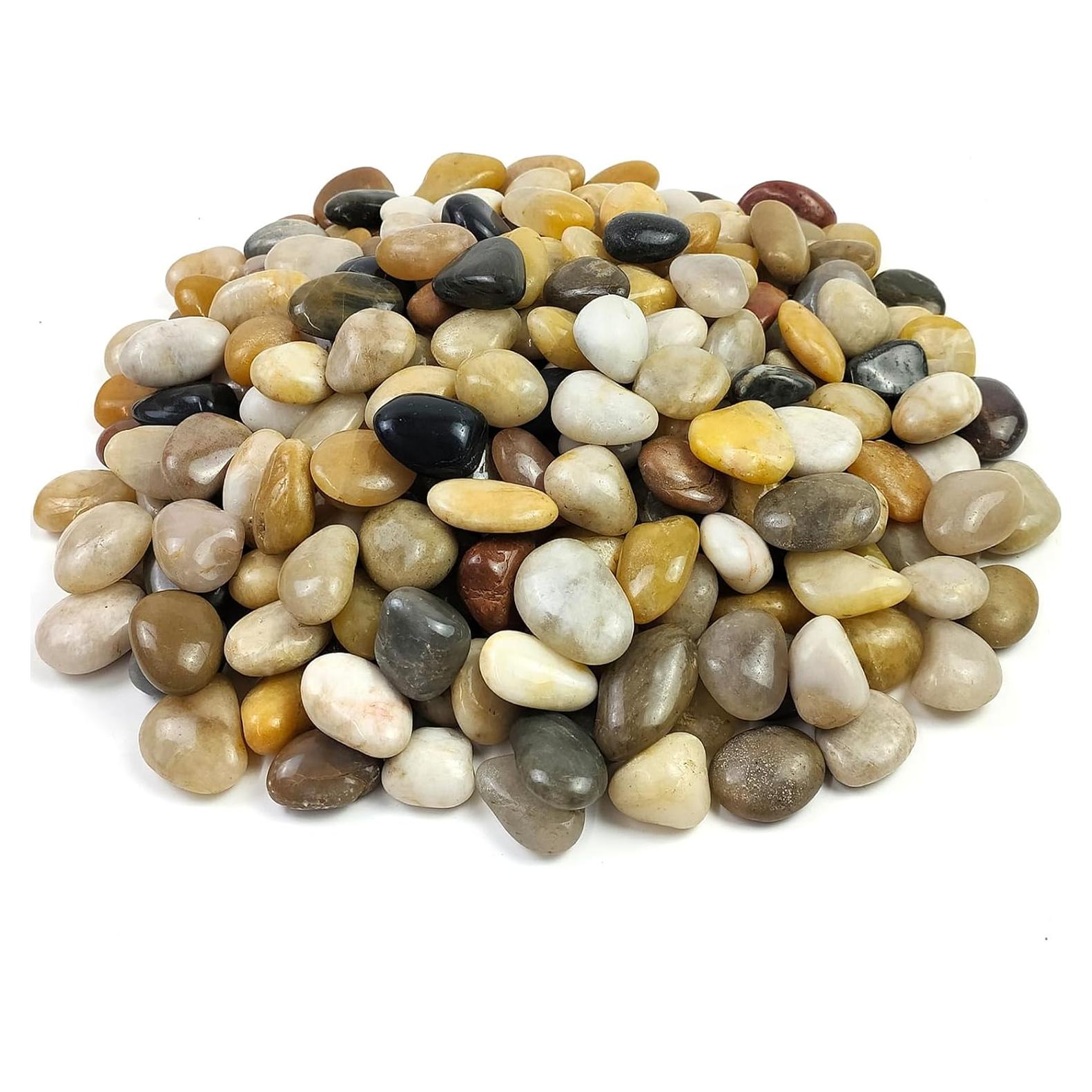 Guijarros Decorativos YISZM 0.91 kg para Jardinería y Acuarios