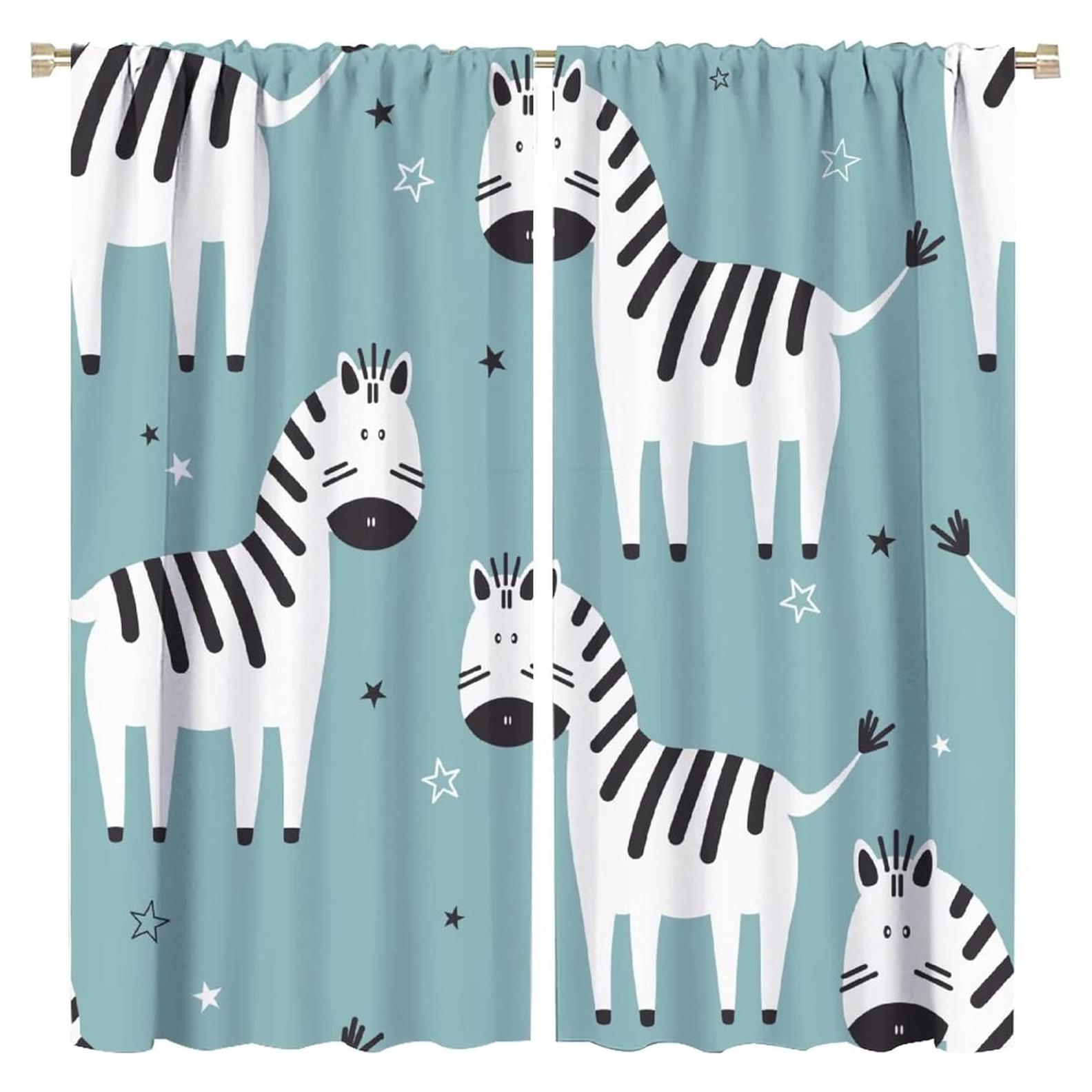 Cortinas Blackout JADERYS 2 Paneles Animales 21x114cm