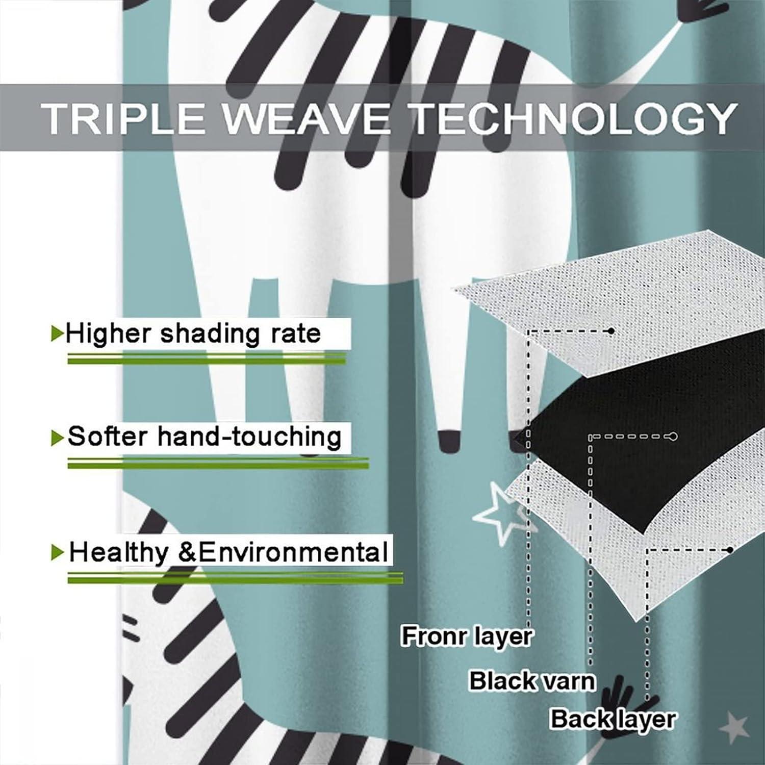 Cortinas Blackout JADERYS 2 Paneles Animales 21x114cm