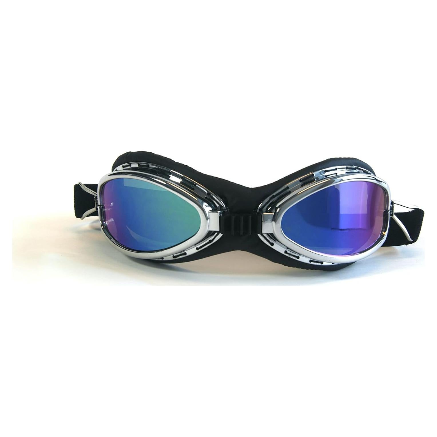 Gafas de piloto vintage CRG Sports con lente UV para moto