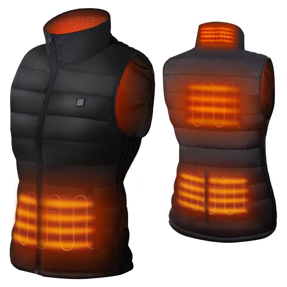 Chaleco Calentado DR.PREPARE Ligero Ajustable 3 Niveles Calor