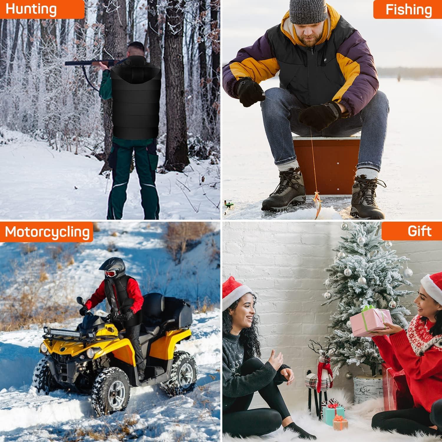 Chaleco Calentado DR.PREPARE Ligero Ajustable 3 Niveles Calor