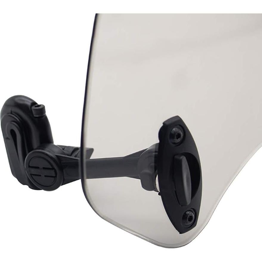 Parabrisas Ajustable Evomosa Clip-On para Motocicleta Gris