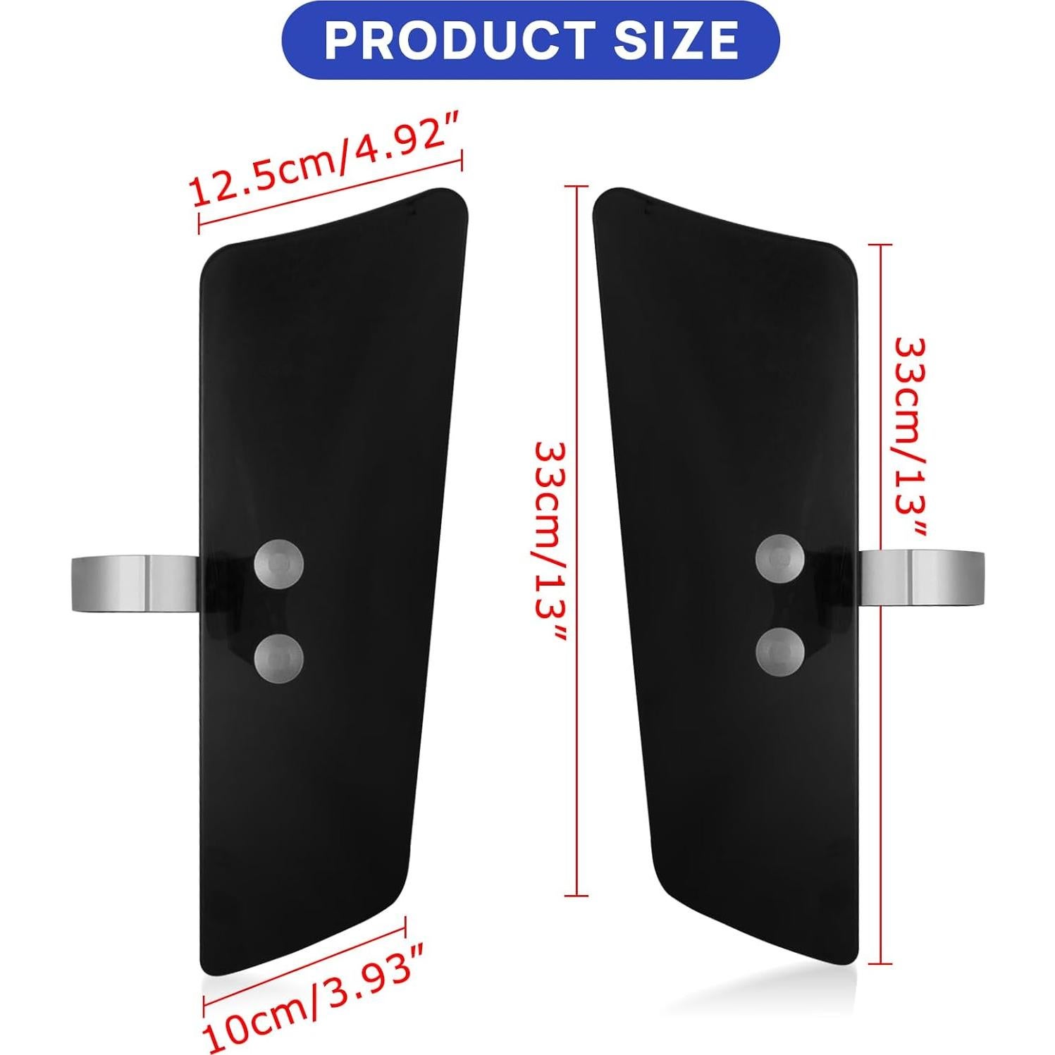 Deflector de Viento para Piernas PSLER BK0205BA Negro