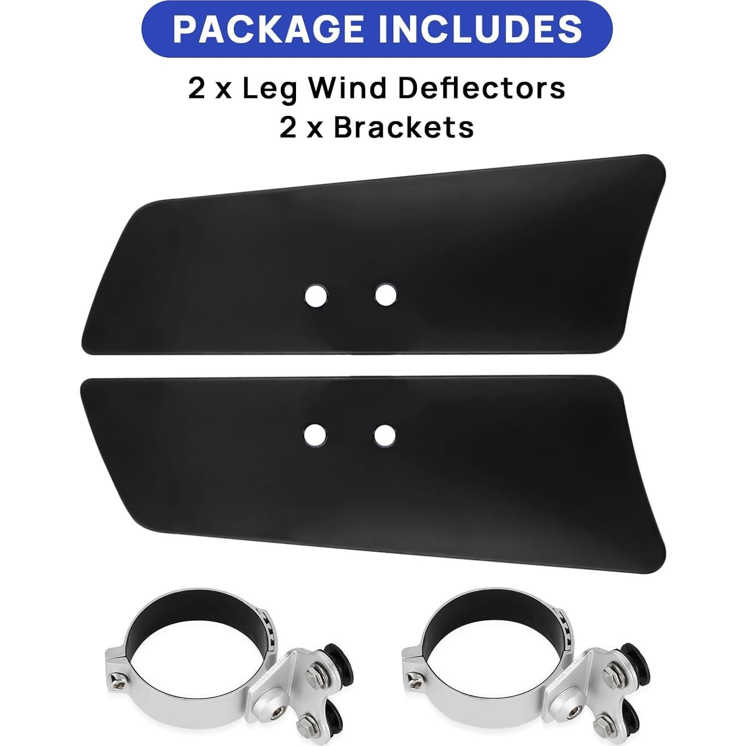 Deflector de Viento para Piernas PSLER BK0205BA Negro