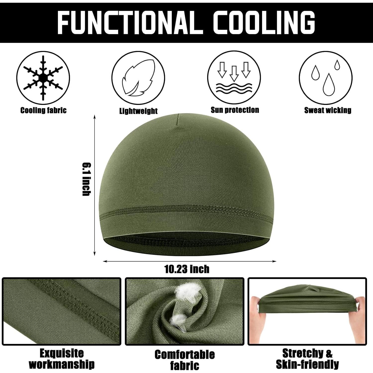 Haysandy Gorro Enfriador Calavera 6 Pcs Unisex Absorbente Sudor