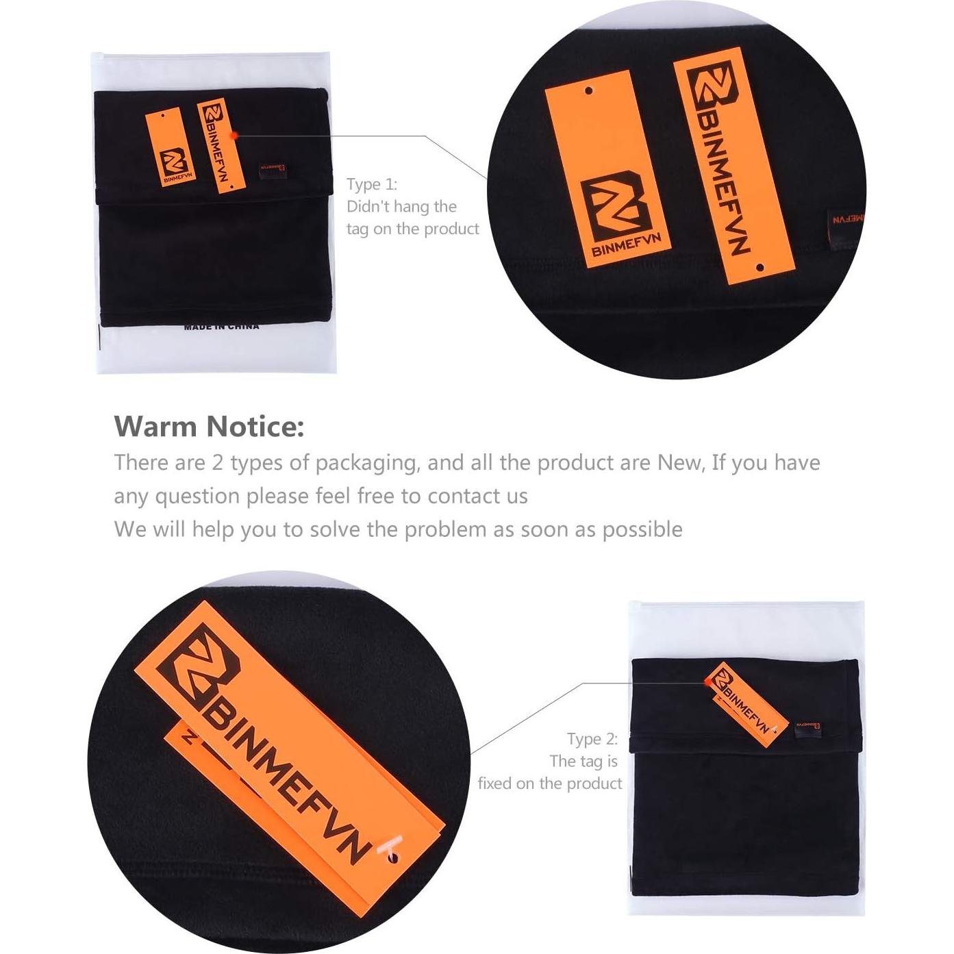 Gaiter de Cuello a Prueba de Viento B BINMEFVN - Unisex