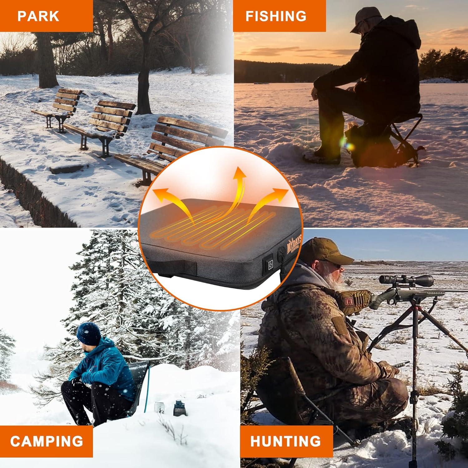 Cojín Térmico Portátil MYDAYS MWX070 Espuma Viscoelástica Negro